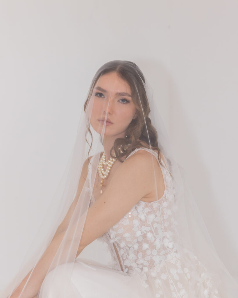 Editorial Brautportrait mit Schleier